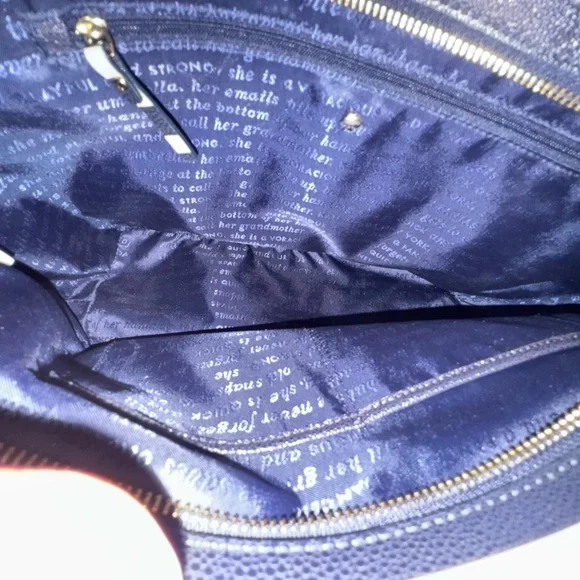 Kate Spade story book Blue and Cream Striped Tote Bag 💕 - Picture 9 of 14